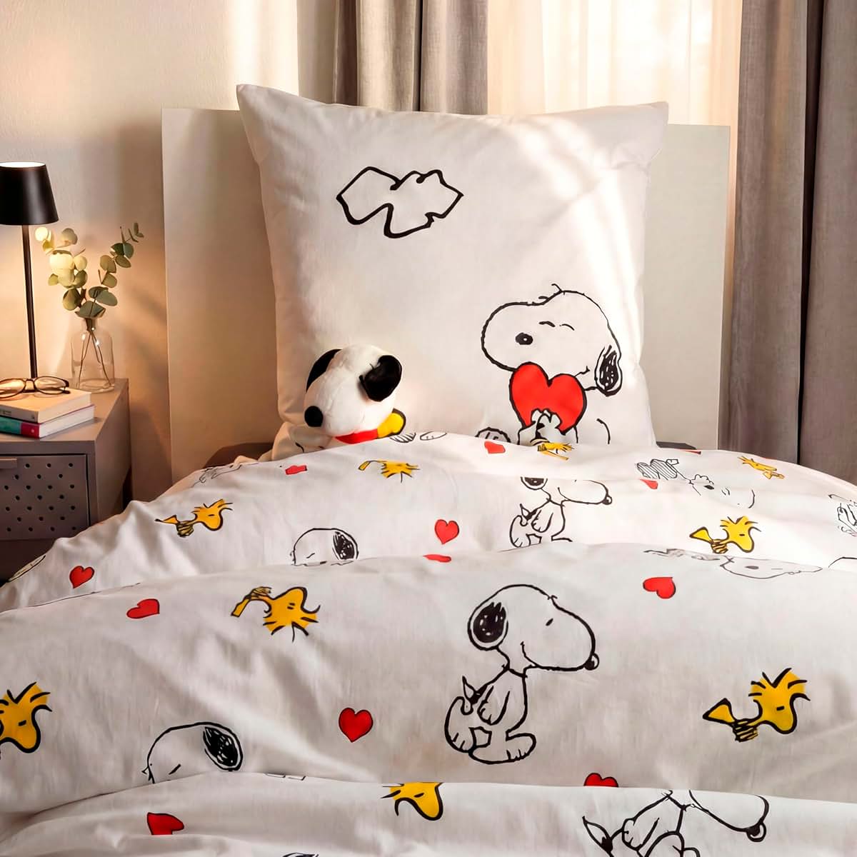Herding Peanuts Snoopy Woodstock 100% Cotton Bedding Set