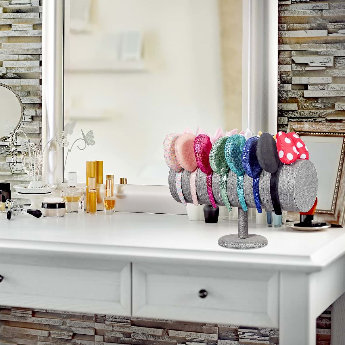 Headband Holder Organizer: T-Bar Display Stand for Hair Accessories