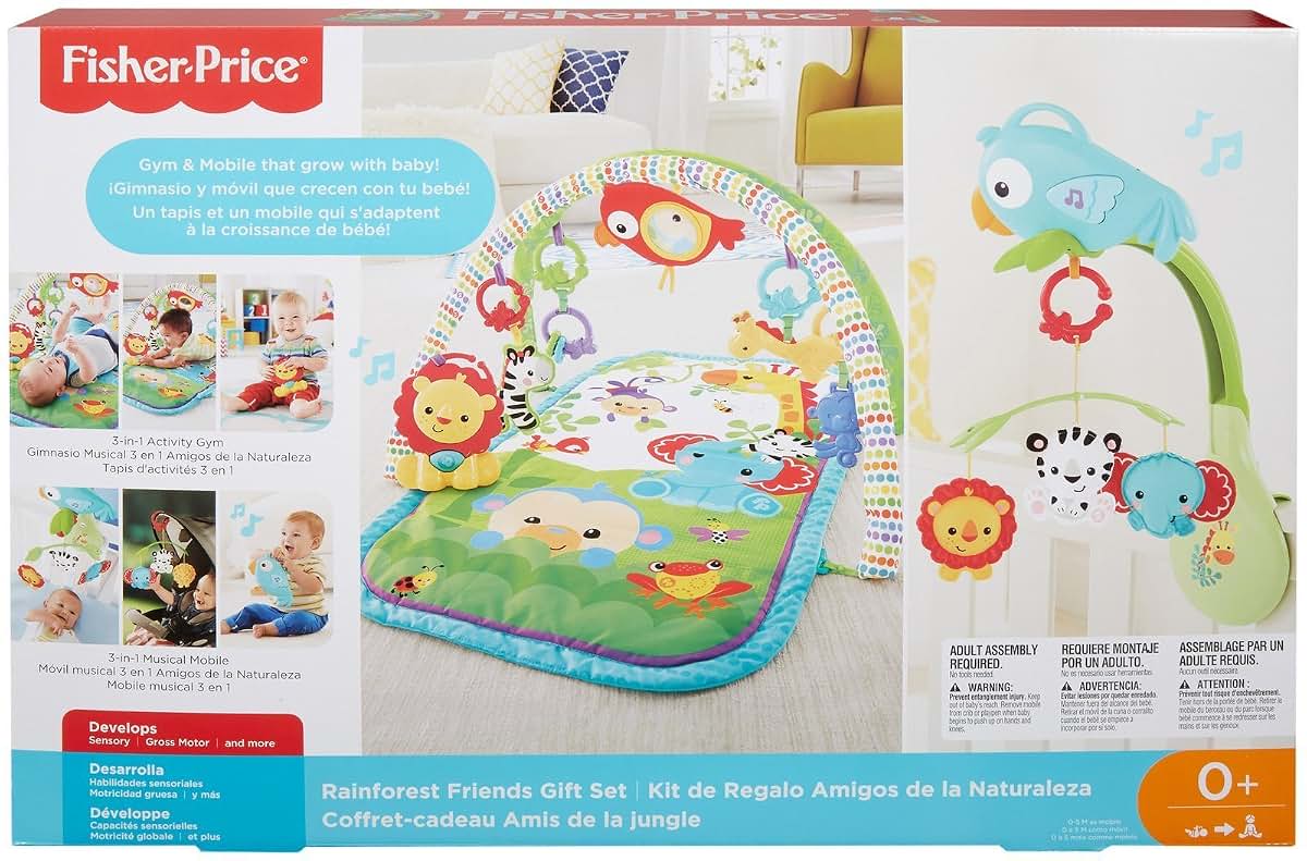 Fisher-Price Musical Activity Gym and Mobile Gift Set