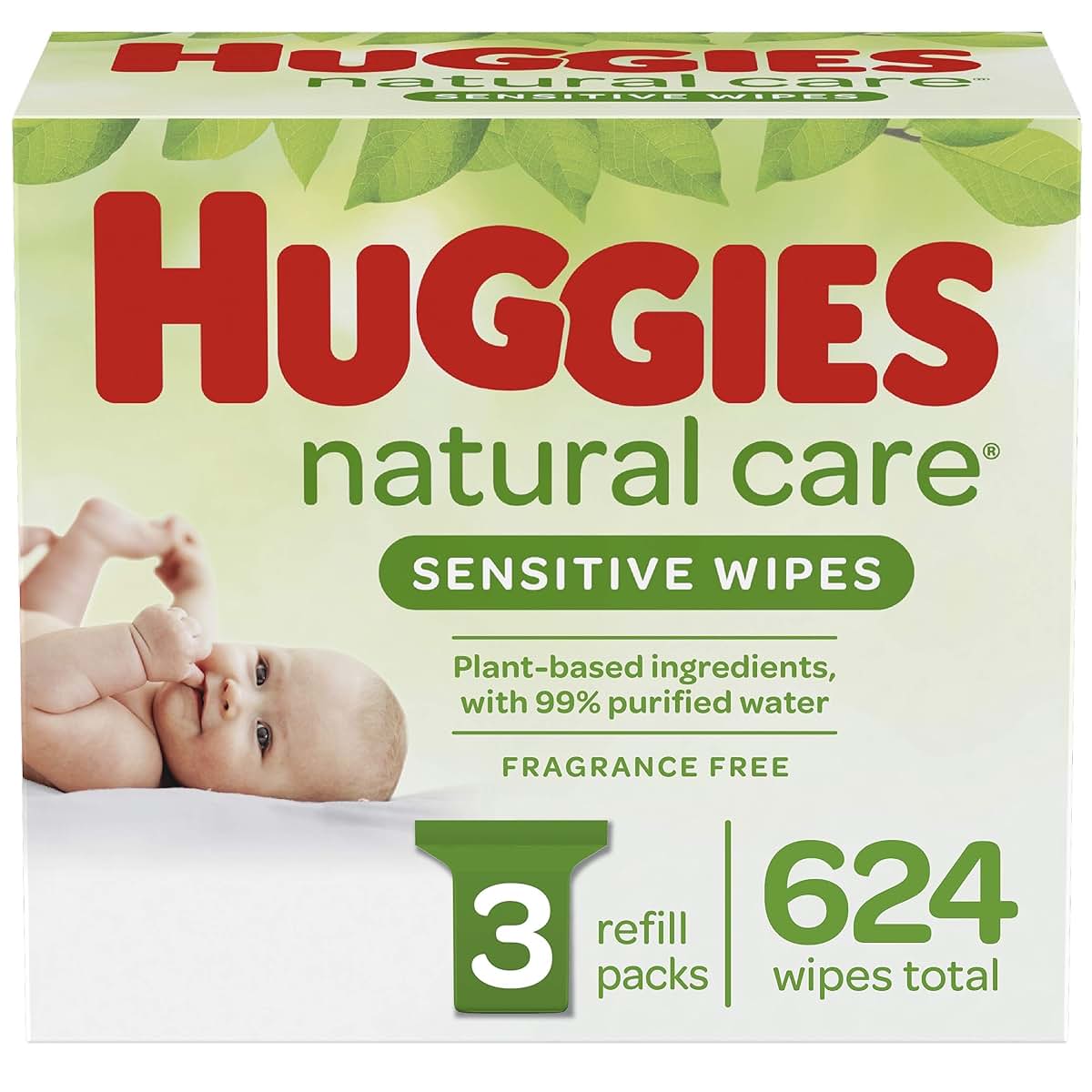 Huggies Natural Care Sensitive Unscented Baby Wipes