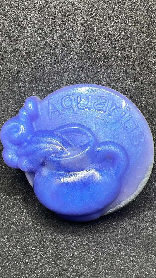 BabyOneStop Aquarius Zodiac Gemstone Soap With Watermint And Clementine Scent
