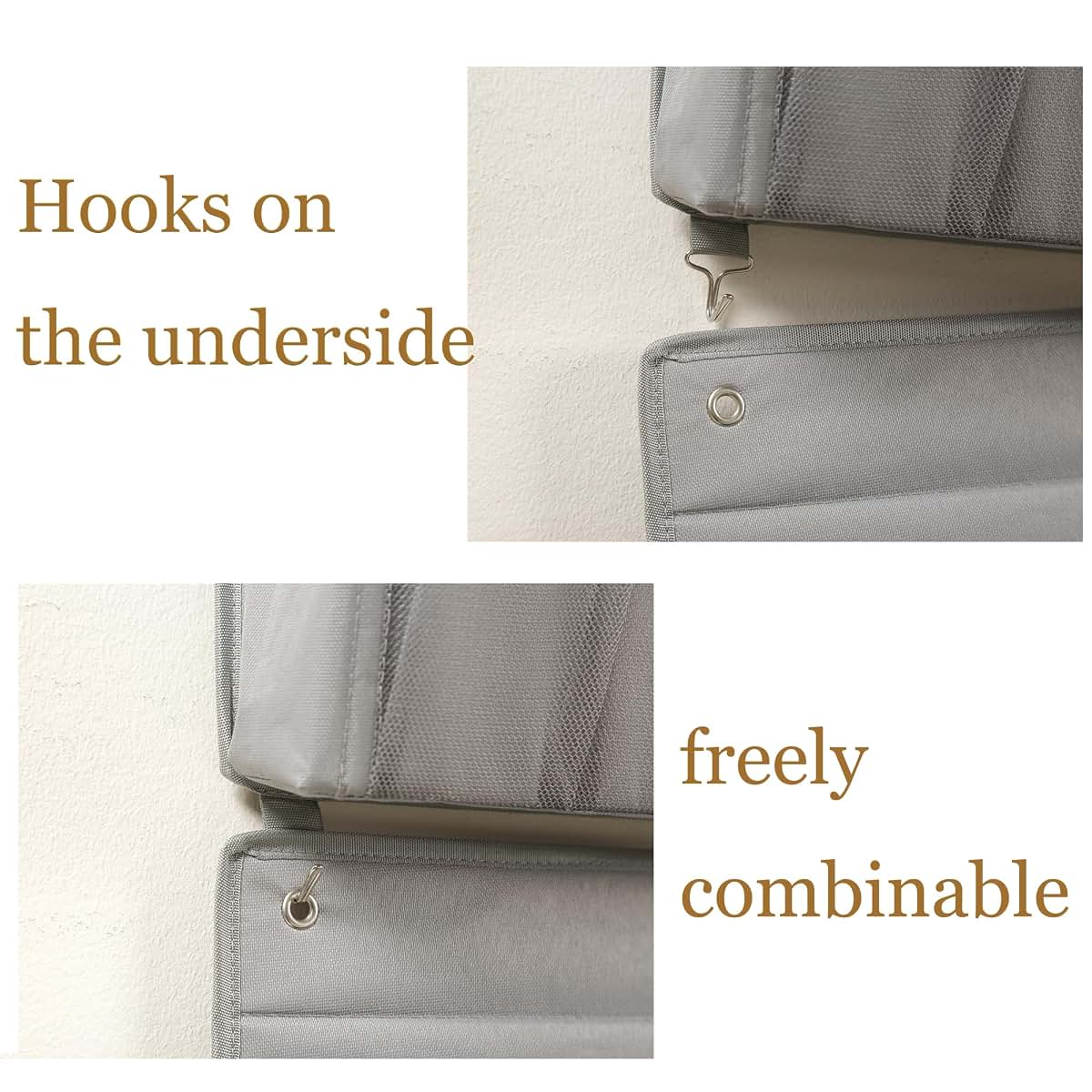 Someteth Wall Hanging Organizer for Door, Bathroom, or Closet Storage