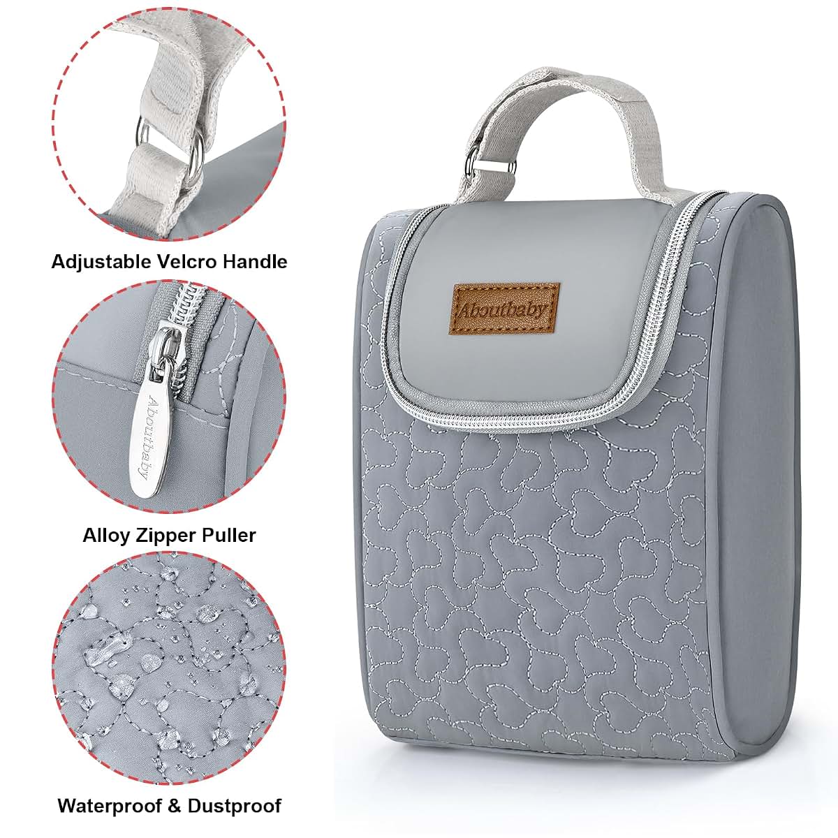 Accmor Insulated Breastmilk Cooler Bag for Two 9oz Bottles, Portable Tote