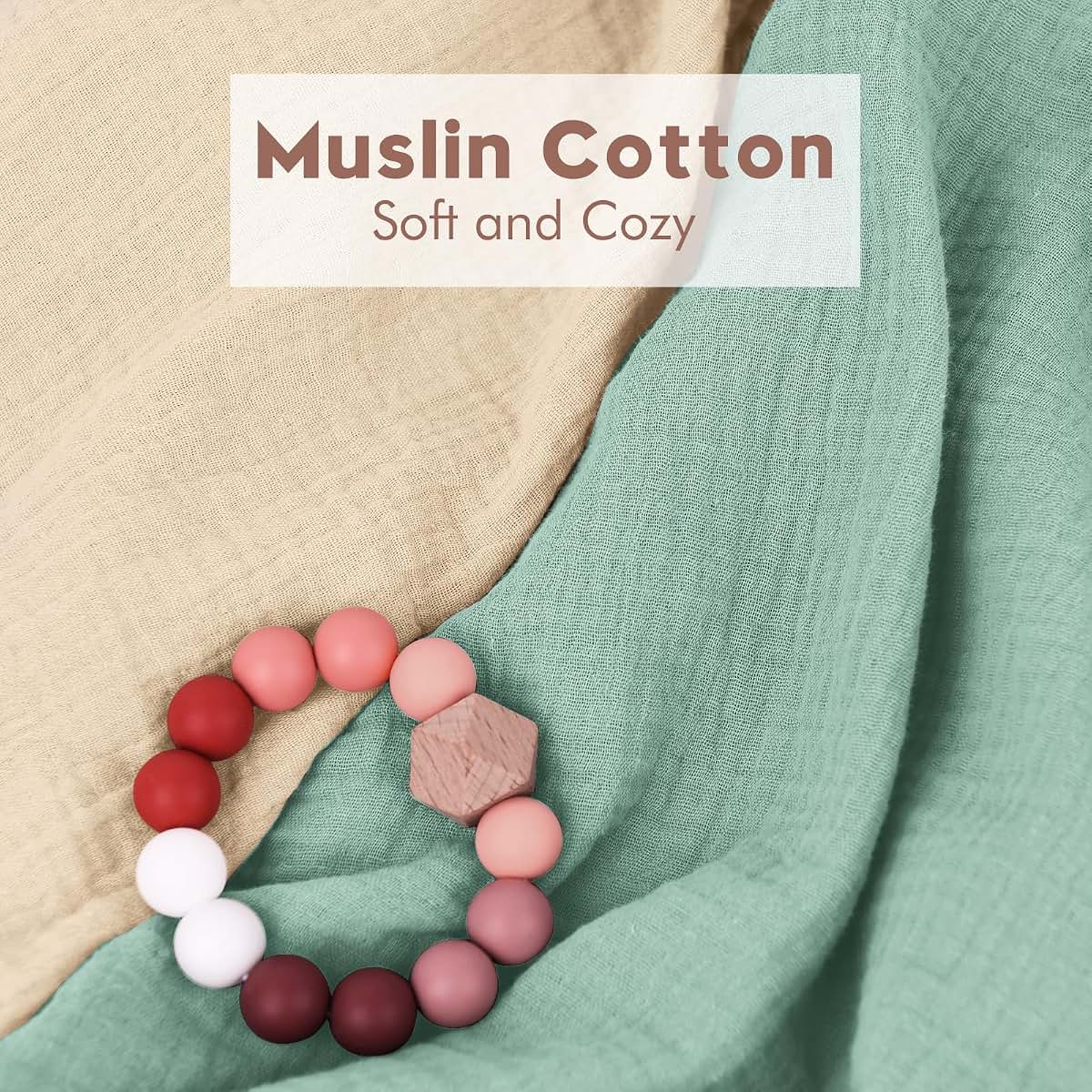Muslin Bassinet Sheets for Baby - Soft Cotton 2 Pack Fitted Crib Sheets