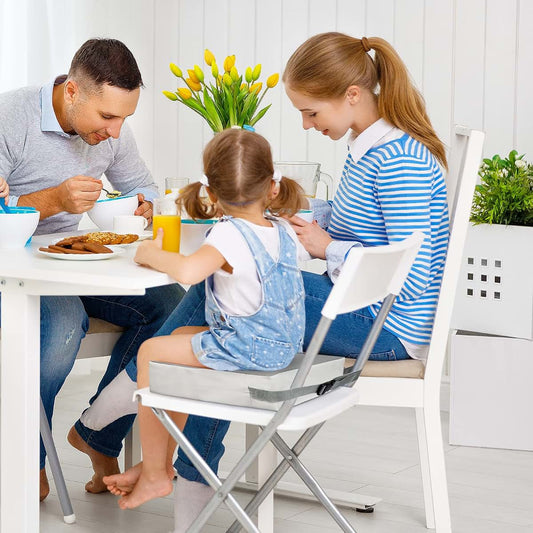 Hoseasca Kitchen Booster Seat For Table With Non-Slip Bottom In Grey