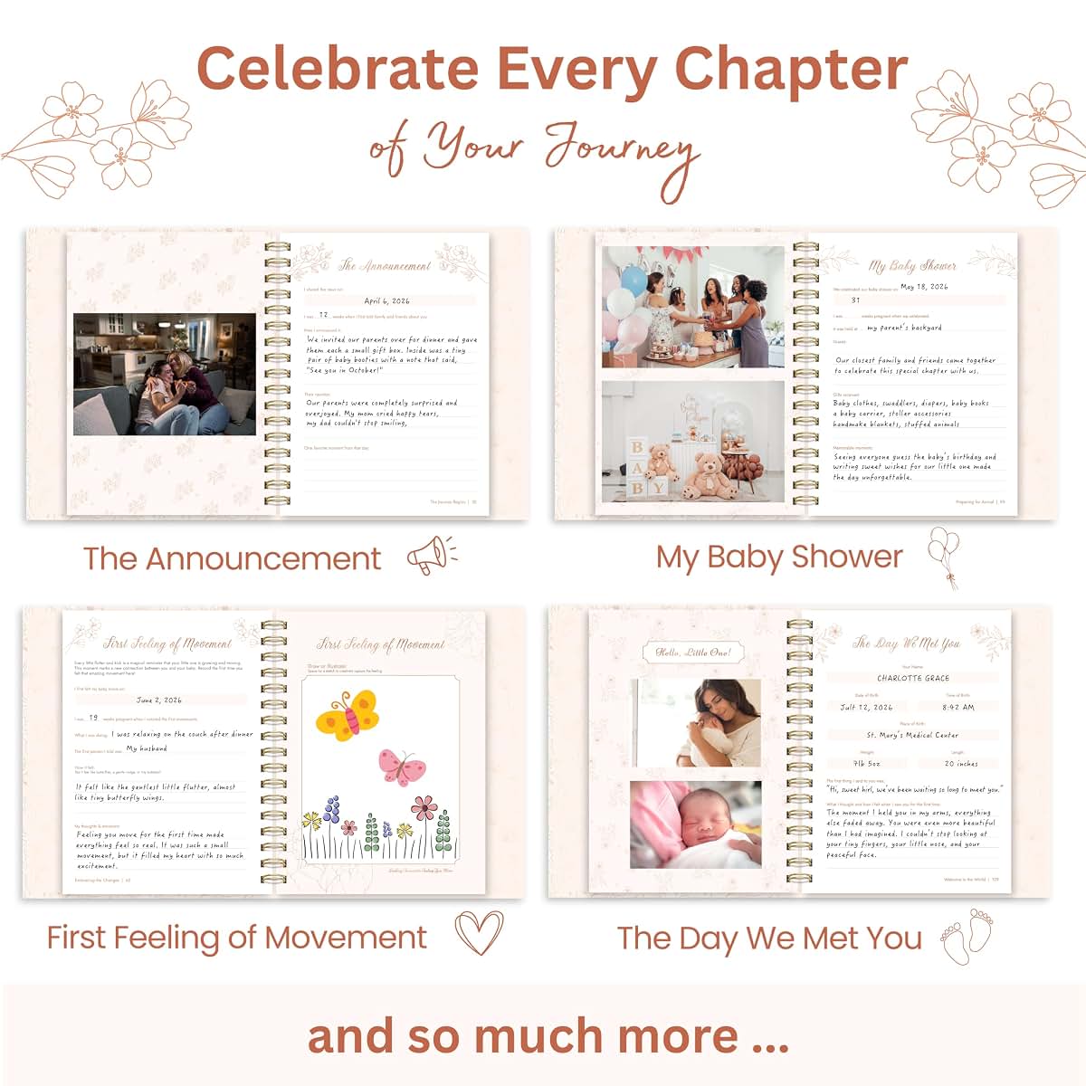 Pregnancy Journal & Memory Book for First-Time Moms