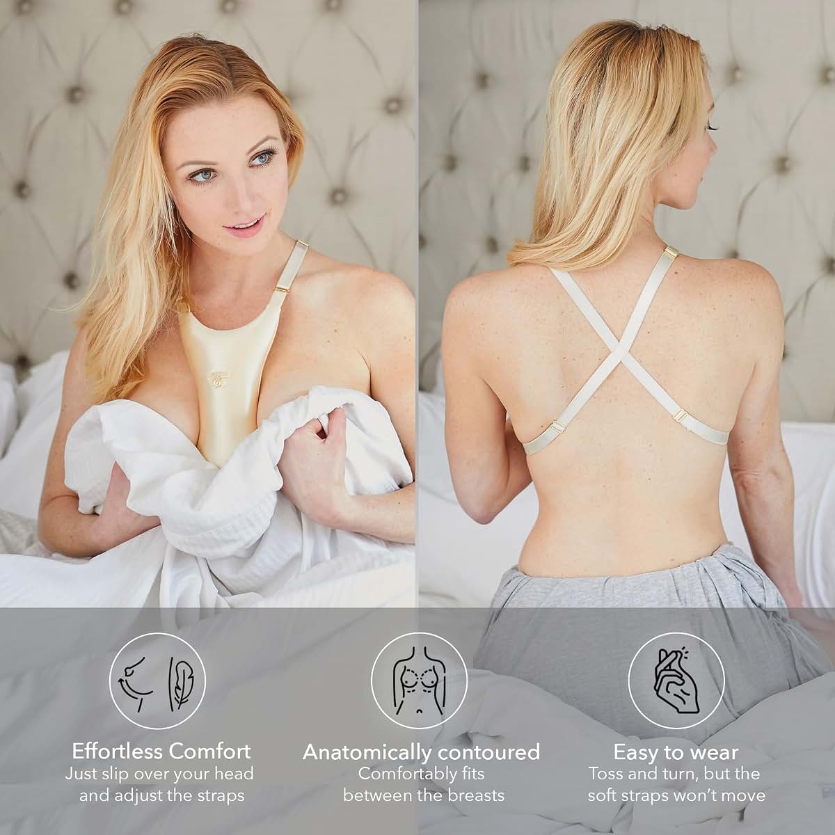 Intimia Breast Pillow for Nursing and Side Sleeping in Gold (photo 4)