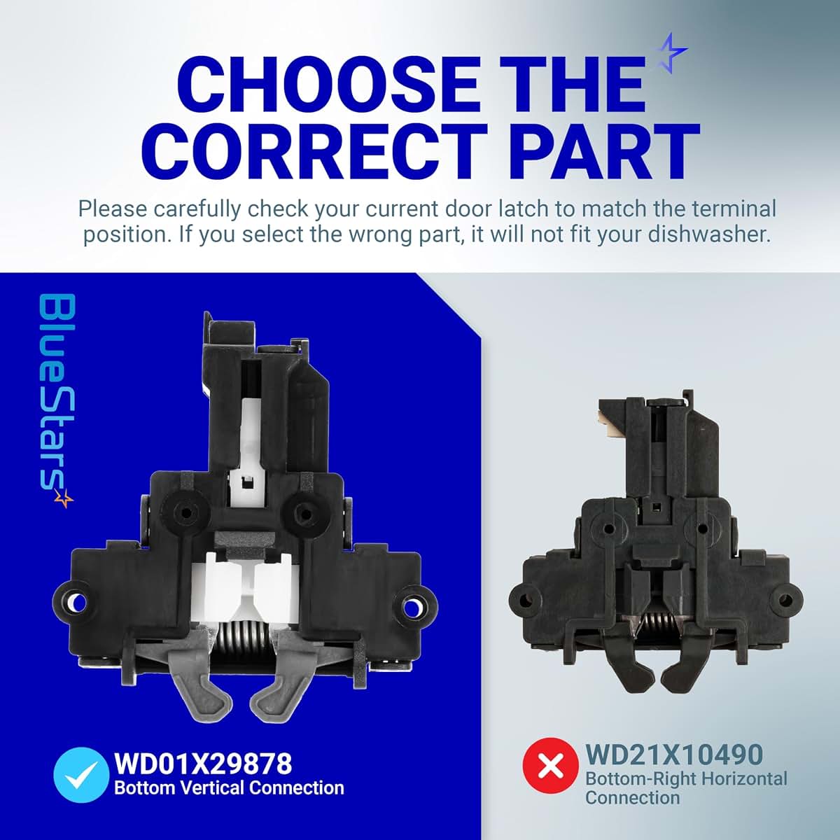 BlueStars WD01X29878 Dishwasher Door Latch Replacement For GE And Hotpoint Models (photo 4)