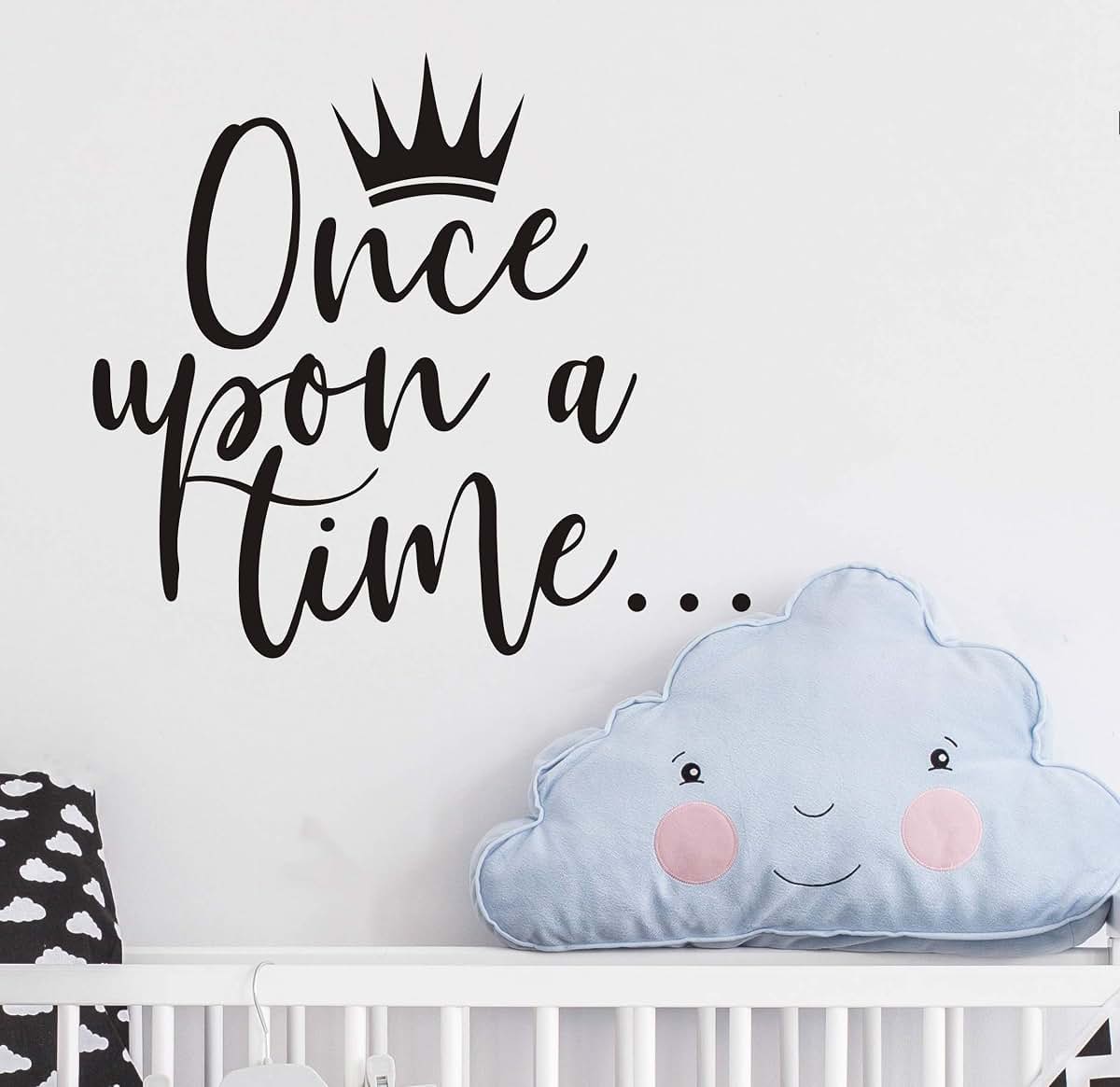 Juruoxin Once Upon A Time Princess Quote Vinyl Wall Sticker