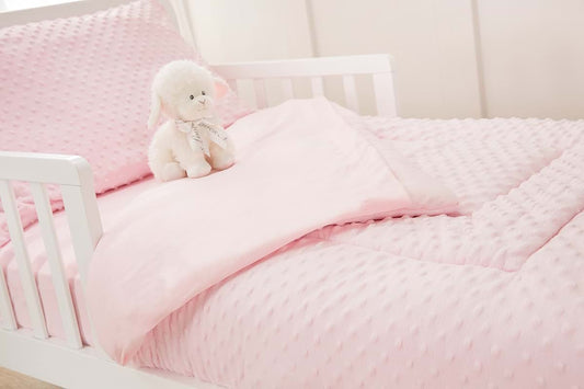 American Baby Company Minky Dot Chenille Toddler Bedding Set