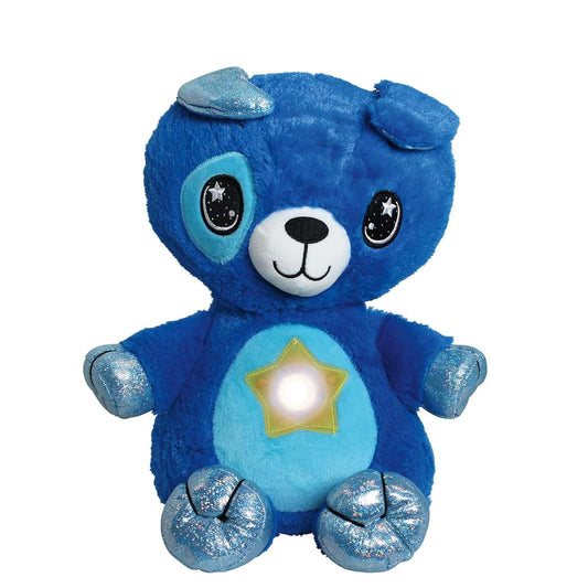Ontel Star Belly Dream Lites, Stuffed Animal Night Light, Cuddly Blue Puppy - Projects Glowing Stars & Shapes in 6 (photo 2)