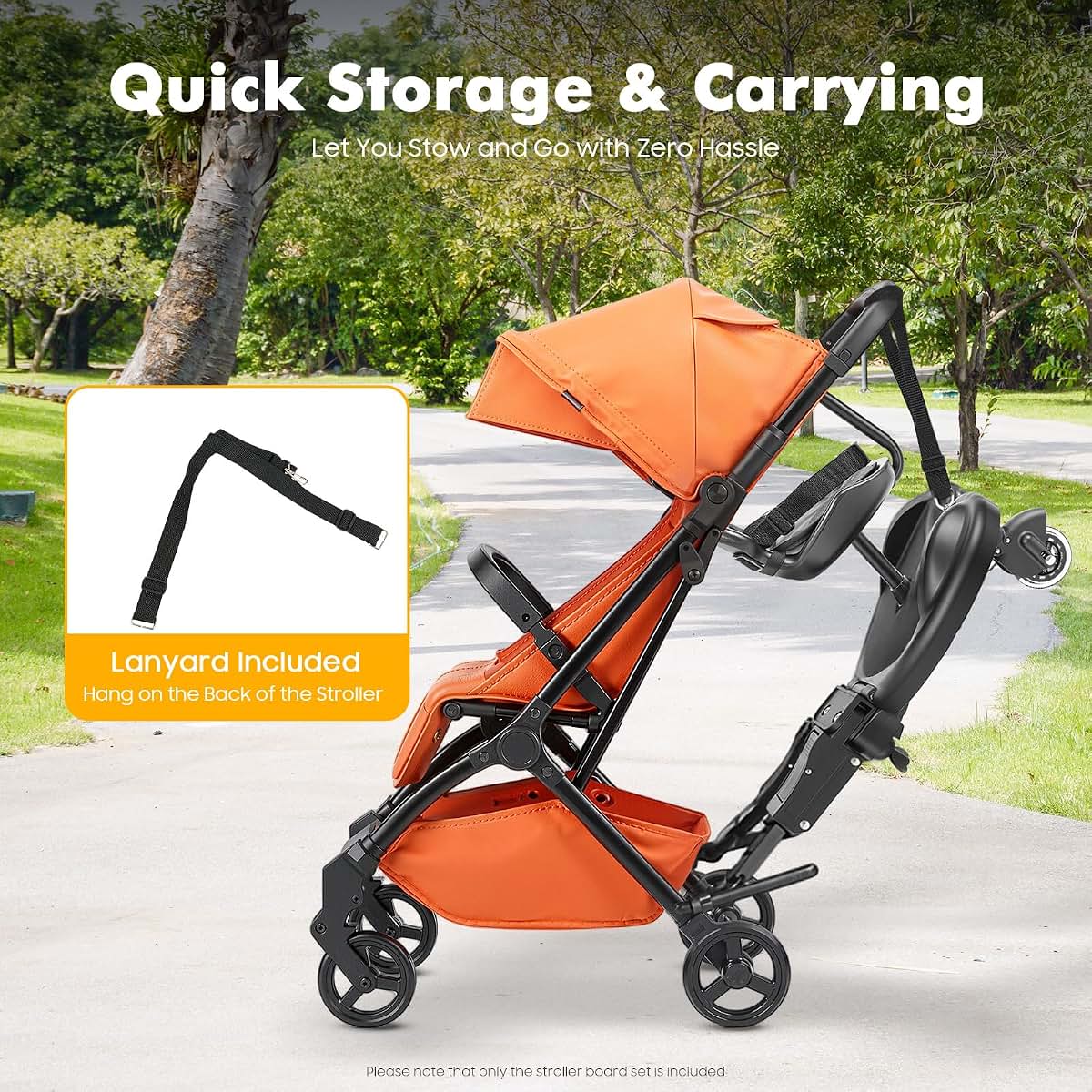 DXNZGPVK Universal Stroller Board, Sit and Stand Stroller Glider Board for Strollers (photo 4)