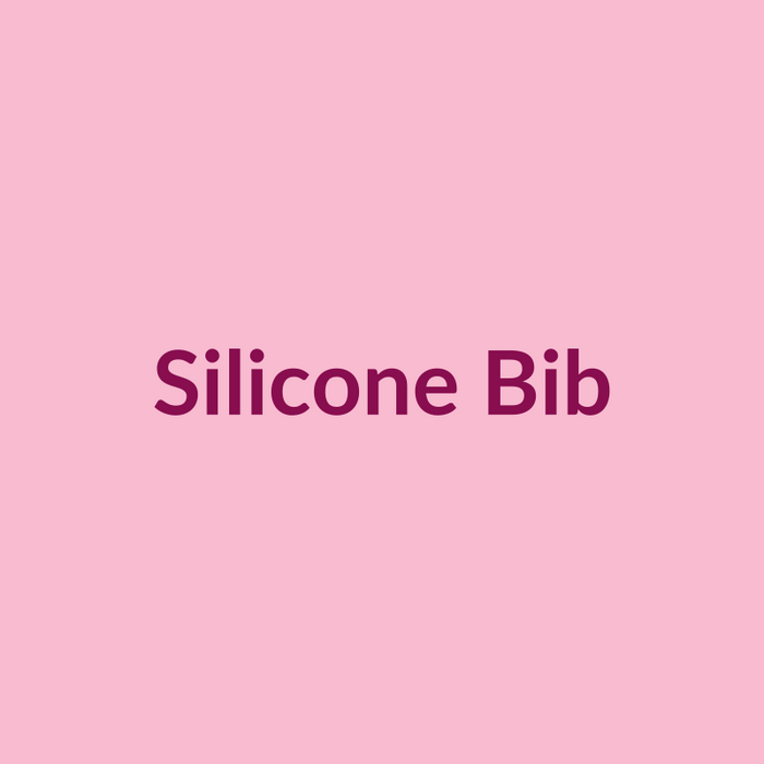 Silicone Bib with Food-Catcher Pocket — Waterproof, Wipe-Clean
