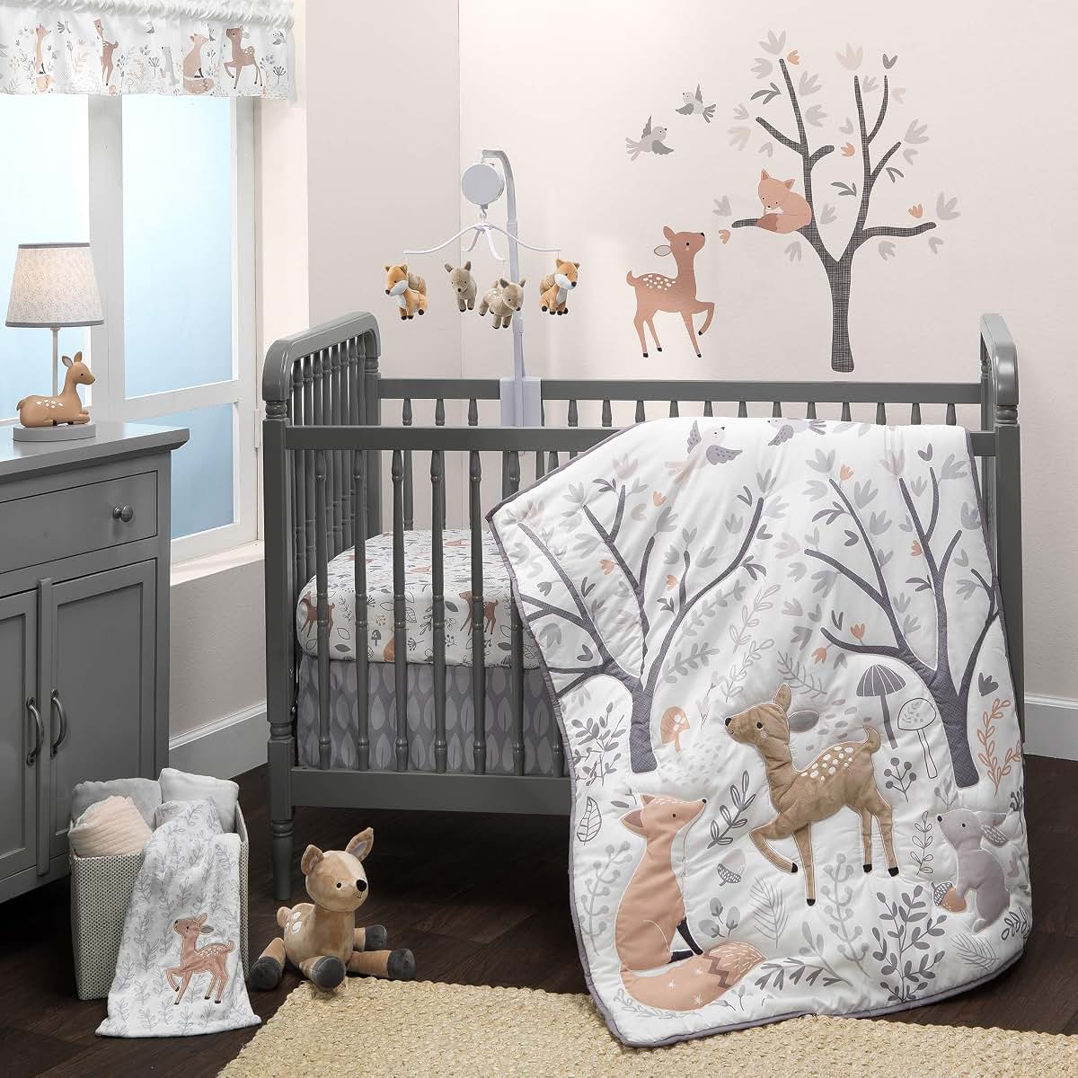 Bedtime Originals Deer Park Window Valance, 54" x 10", Microfiber