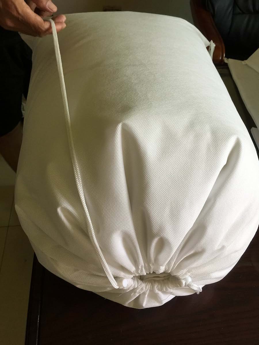L' COZEE Oversize Body Pillow, Cotton Hypoic Allergy Protection, Maternity/Pregnancy Cushion, Includes Free Protector