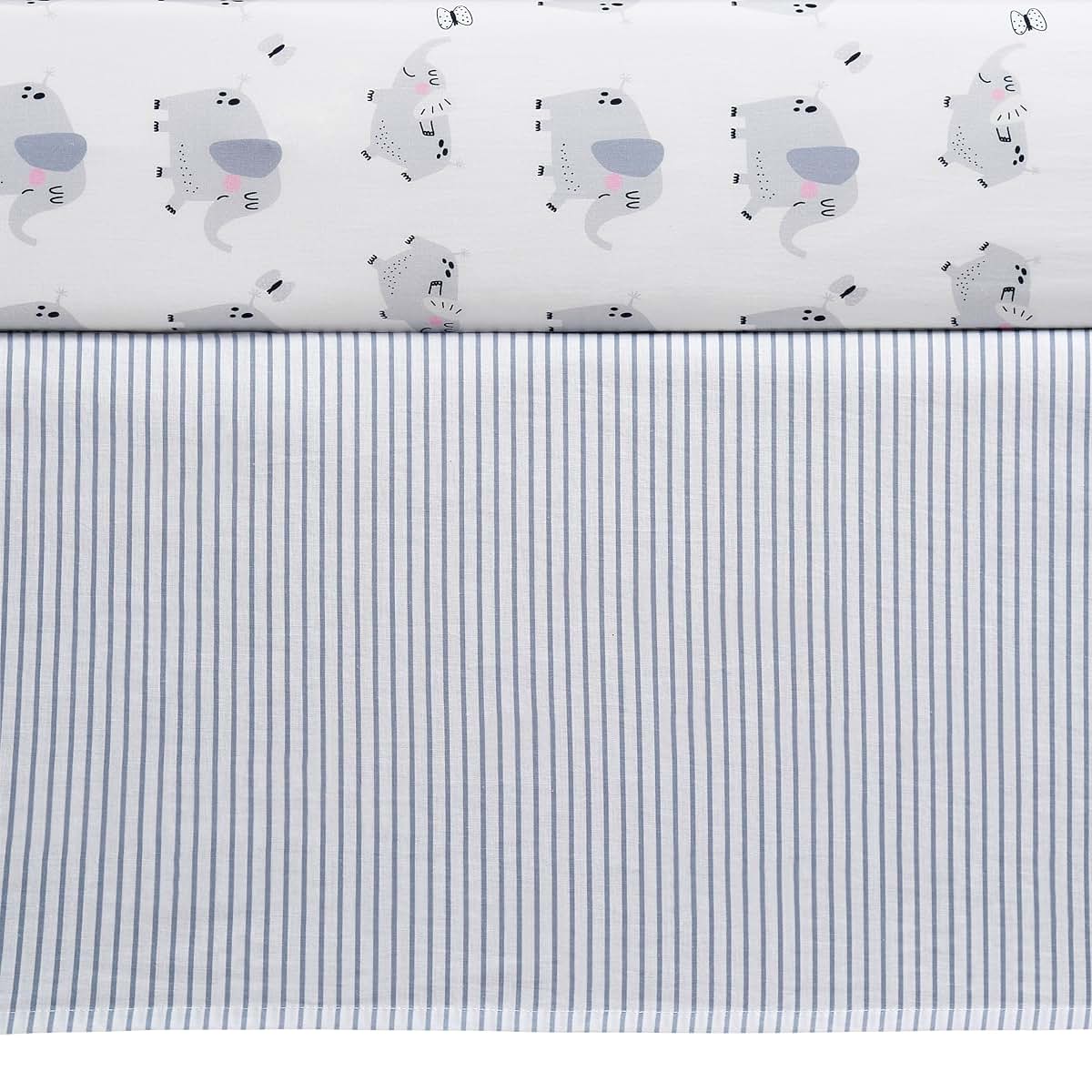 Oxford Baby Ele-A-Fun 3 Pc Crib Nursery Bedding Set