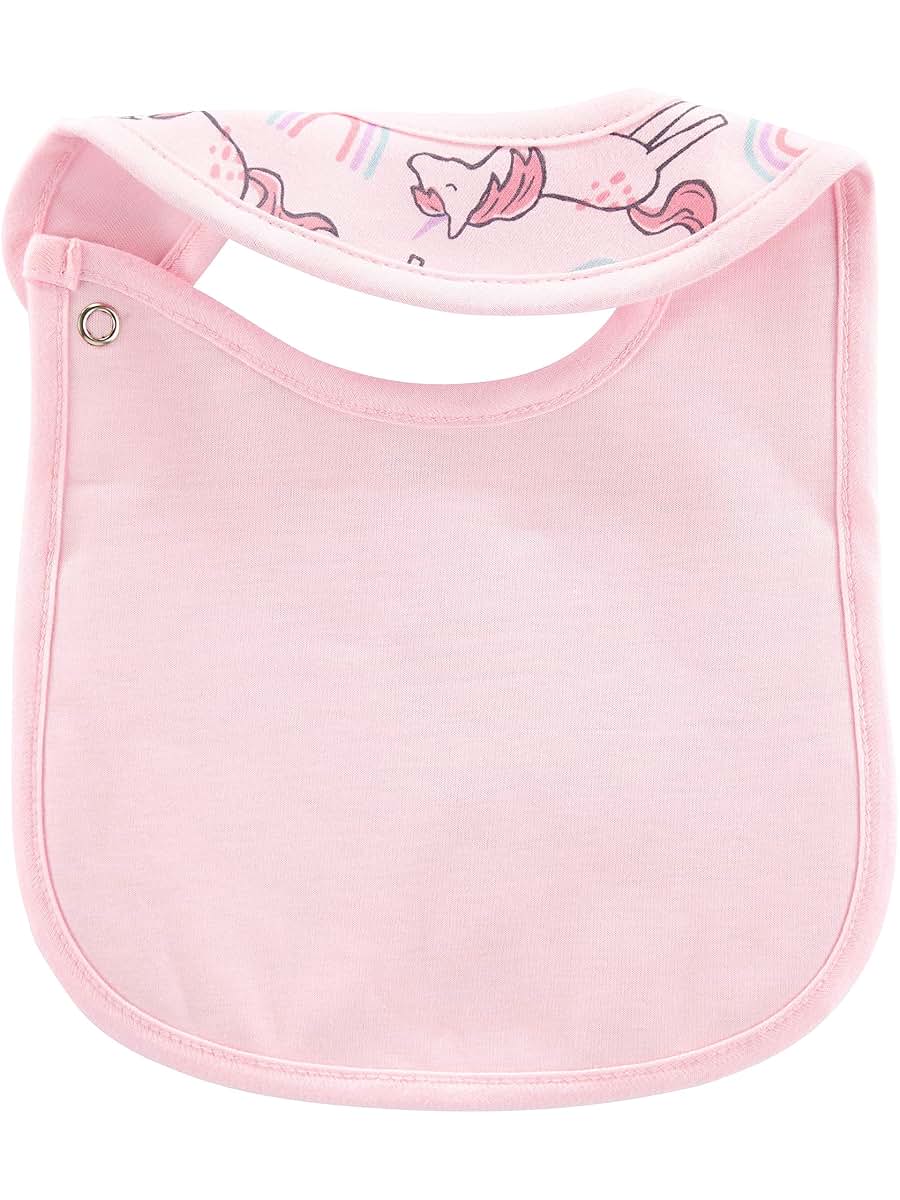 Carter's Simple Joys Baby Girls' 7-Pack Teething Bibs