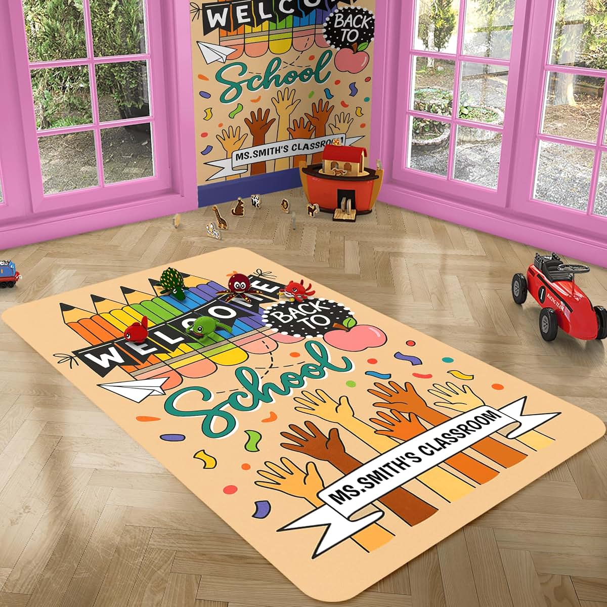 Chillgen Feeling Rugs For Kids Room Decor And Classroom Carpets (photo 4)