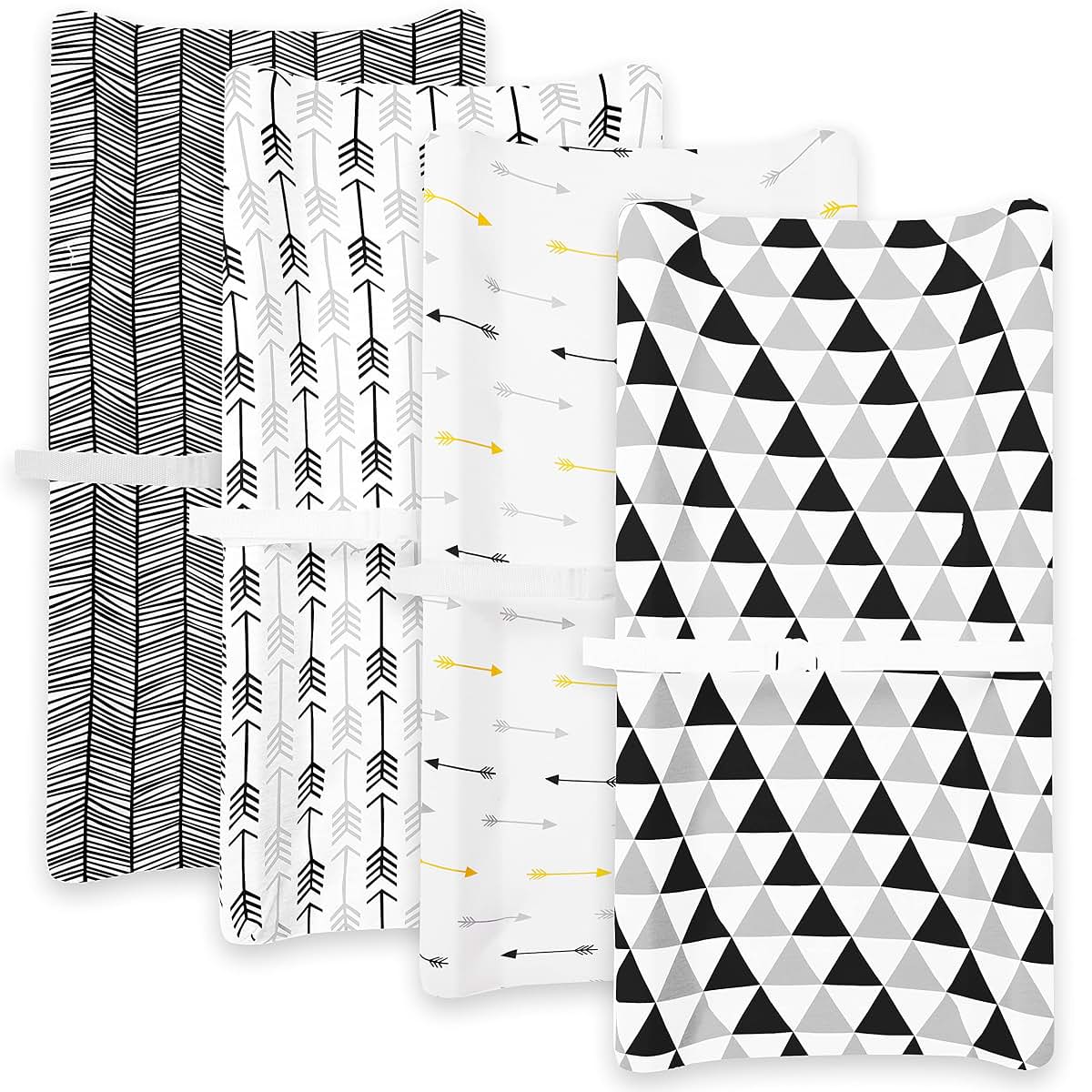BaeBae Goods Changing Pad Covers 4 Pack Jersey Knit (photo 4)