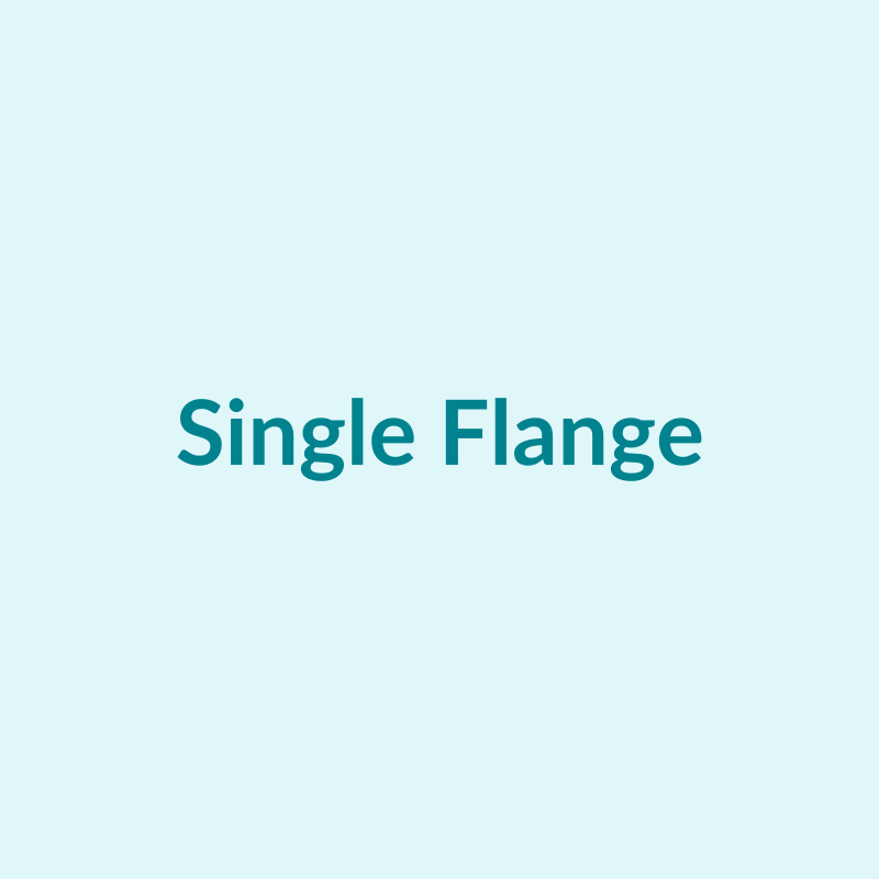 Individual replacement breast pump flange