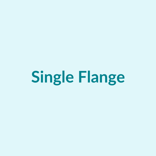 Individual replacement breast pump flange