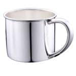 Cunill Classic Plain Baby Cup, Silverplate
