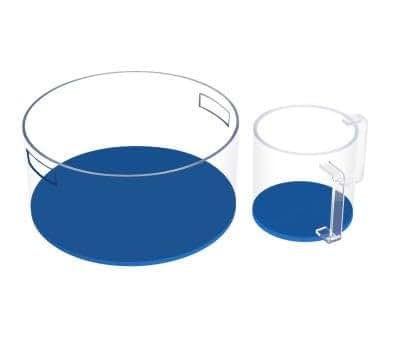 DoLu Products Lucite Children's Negel Vasser - Blue