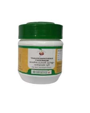 Vaidyaratnam Thaleesapathradi Choornam 50 G (Pack Of 4)