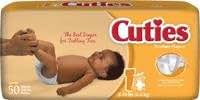QUALITY 1st Cuties Baby Diaper Size 1, 8 to 14 lb- 200 ct.