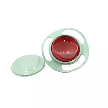 5-Star Gyro 360 Degree Rotation Bowl - Light Green