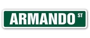 LA Stickers Armando Street Sticker Sign Name Childrens Room Door Gift