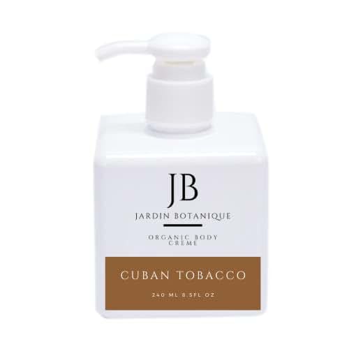 Jardin Botanique Cuban Tobacco Organic Body Crème In 8 Oz Pump Bottle