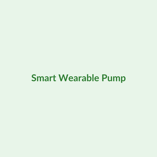 Smart app-connected wearable breast pump with charging case