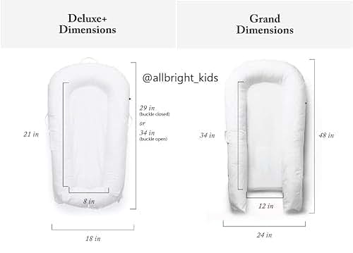 Deluxe+ Dock Replacement Pad for Baby Lounger (White)