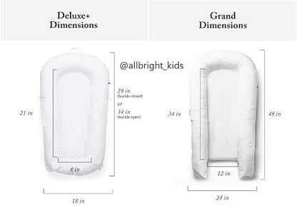 Deluxe+ Dock Replacement Pad for Baby Lounger (White)