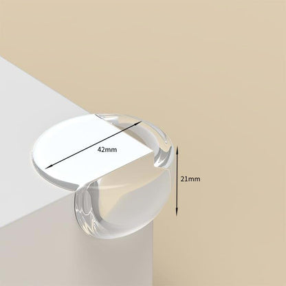 MS.YANGJI 40 Pack Clear Round Corner Protectors, Soft Transparent Table Corner Guards, No-Trace Silicone Bumpers for (photo 2)