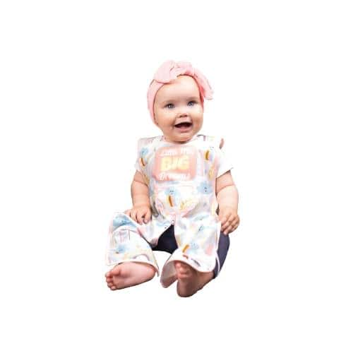 Moore Of Rachel Full Body Waterproof Baby Bib With Zippered Legs (photo 3)