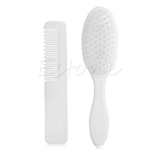 Qsvbeeqj 2-Piece Baby Grooming Kit With Soft Hair Brush And Comb