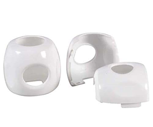 Angel Of Mine Door Knob Covers 2-Pack In White