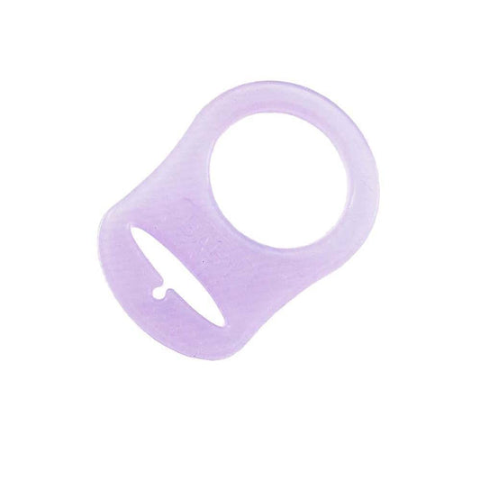 I Craft for Less 10 MAM Ring Button Style Pacifier Adapter (Purple)