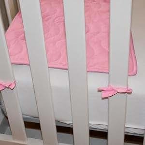 Abstract Quilted Portable Crib Bib Sheet Saver for Bassinet