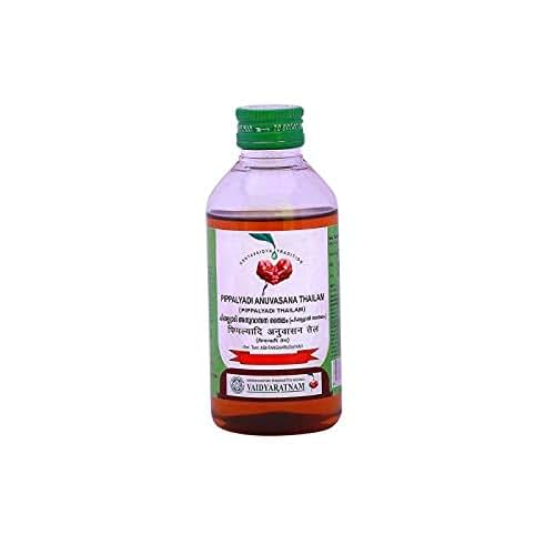 Vaidyaratnam Oushadhasala Pippalyadi Anuvasana Thailam, 200 ml, Pack Of 2