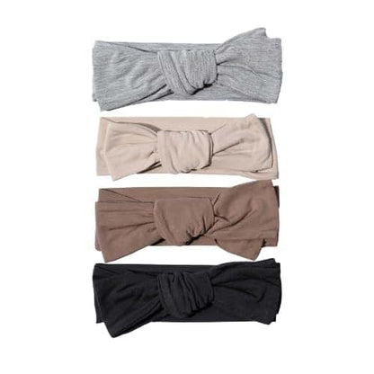 Nesting Club Bamboo Knotted Hat Set of 4 for Newborn Babies
