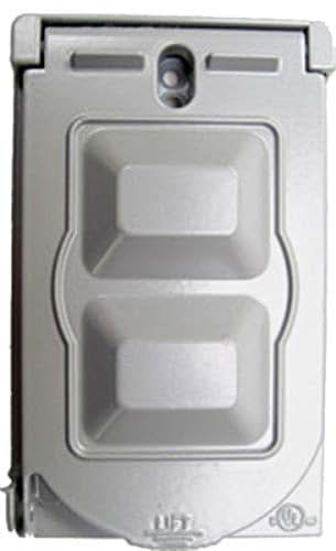 Teddico FCLVMUSEV Single Gang Vertical Cover - Grey