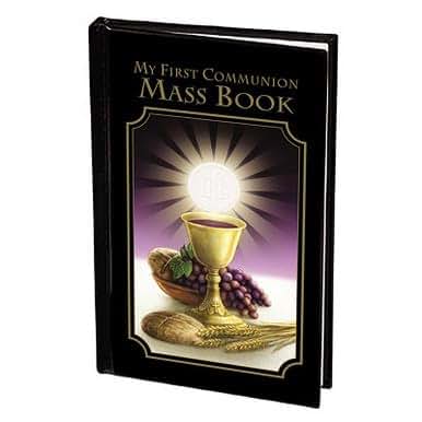 FavorOnline First Holy Communion Missal Prayer Book In Black
