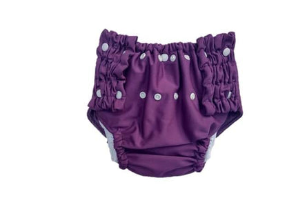 Kijani Baby Nighttime Washable Cloth Pull Up Diapers, Large Purple