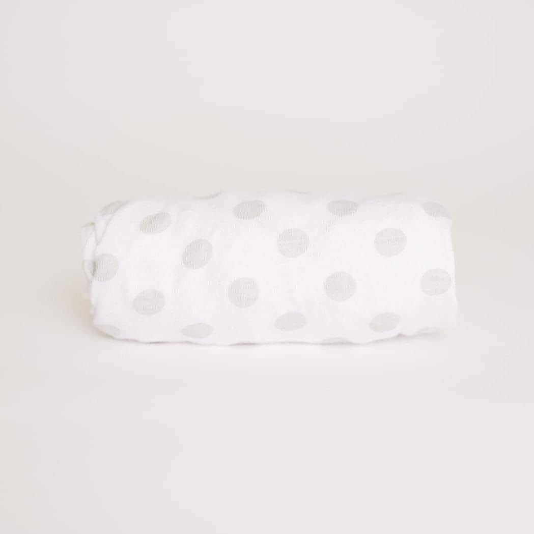 Nodnal Co. Bassinet Fitted Sheets, 3-Pack Gray Cotton Covers (photo 2)
