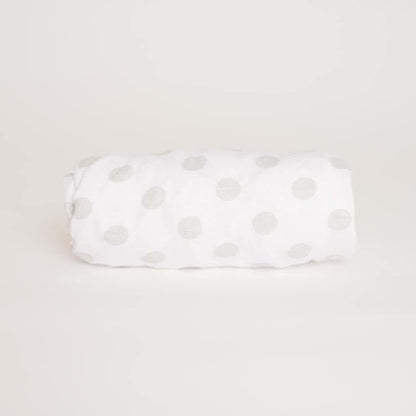 Nodnal Co. Bassinet Fitted Sheets, 3-Pack Gray Cotton Covers (photo 2)
