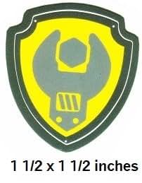 WiggleWalls Rubble Badge Paw Pup Wall Decal