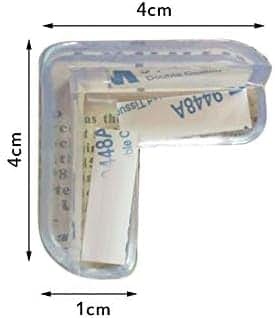 BabyOneStop Transparent Table Corner Protector Pads - 4 Pack